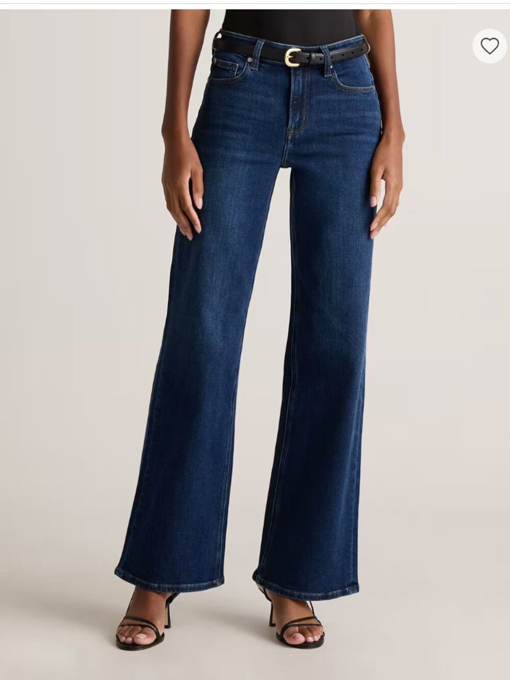 Quince Bella Stretch Wide Leg Jeans